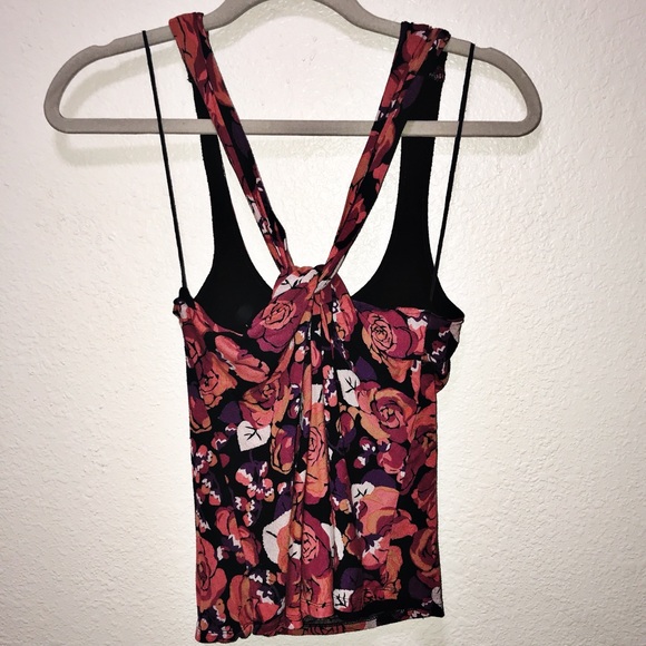 Free People Floral Twist Top - Picture 2 of 4